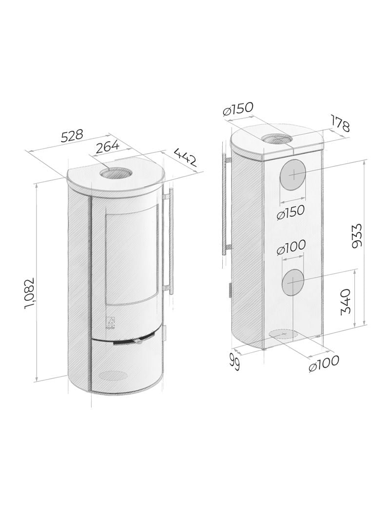 Drooff - APRICA 2 TREND - Frittstående - Bilde 2