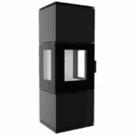 Kratki - INGA - 3 SIDIG - DOBBELTGLASS - Frittstående