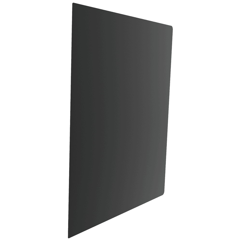 PS/W6 Gulvplate i stål 80×100 cm sort – mønster 6 - Bilde 1