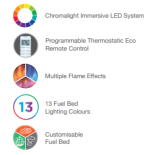 Gazco - Marlborough2 Electric - Elektrisk peisovn - Bilde 5