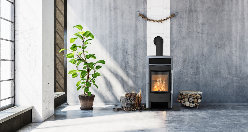 R5693-00 Fireplace By Norvai - DURANGO KLEBERSTEIN - Frittstående - Bilde 1
