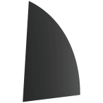 Gulvplate i stål 100×100 cm sort – mønster 4