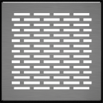 Kratki Gulvrist 17×17 cm – Polert sølv - Bilde 2