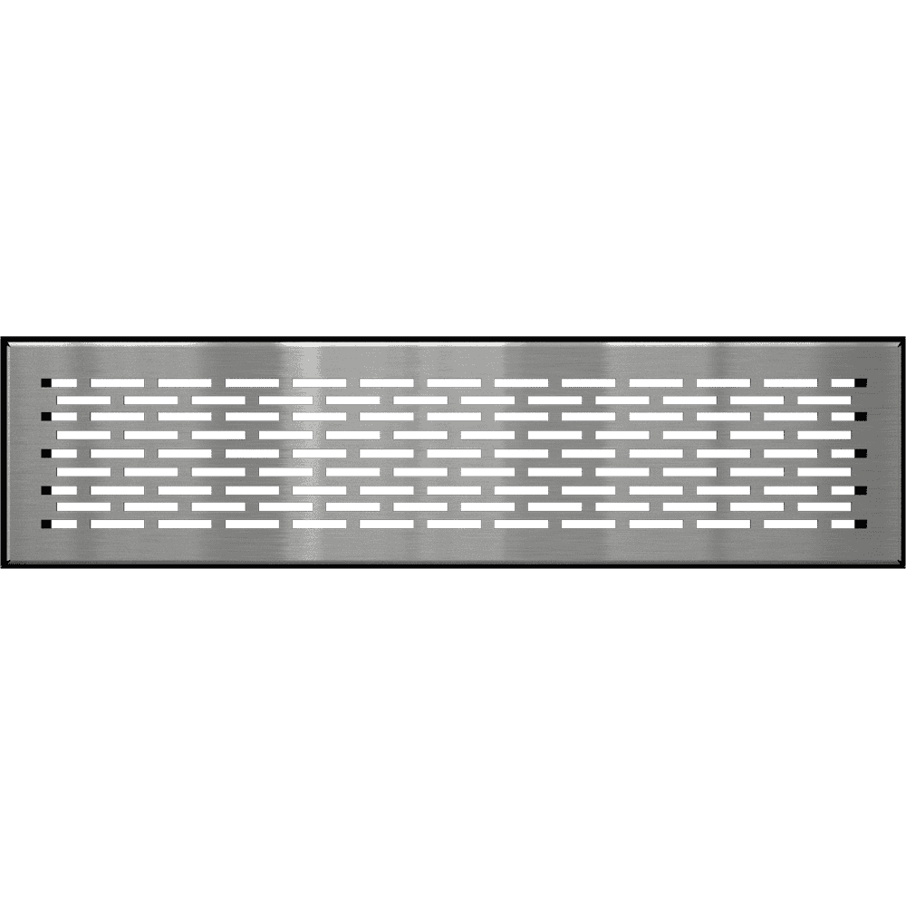 Kratki Gulvrist 9×40 cm – Polert sølv - Bilde 2