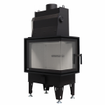 Bef Home - AQUATIC WH 80CP - Vannmantlet peisinnsats - Hjørne høyre - Bilde 4